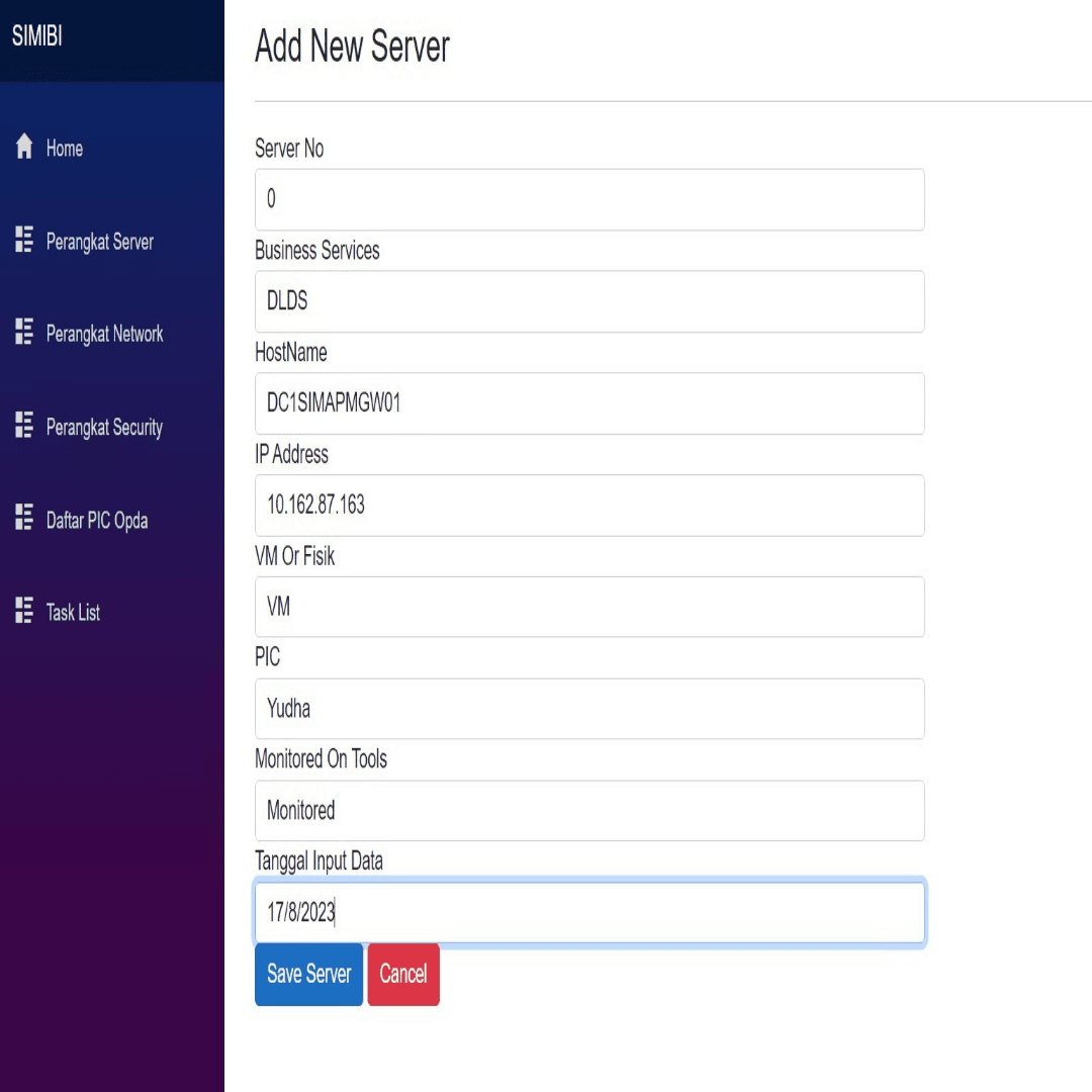 System Inventory Management